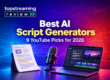 Best AI script generators: nine YouTube tools for scripting and production workflows in 2026.
