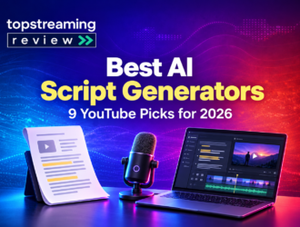 Best AI script generators: nine YouTube tools for scripting and production workflows in 2026.